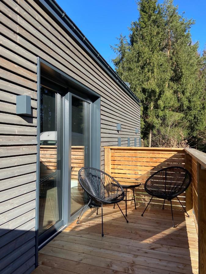 Modernes Tinyhouse Trailer Cabins Am Waldrand - Mit Seezugang Eging Exterior photo
